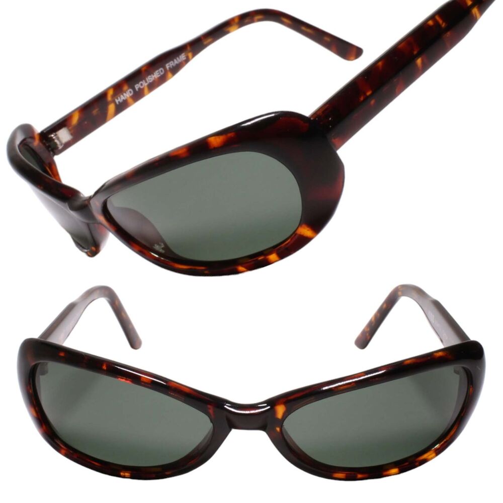 Classic Unique True Vintage Rockabilly Style Womens Cat Eye Tortoise Sunglasses
